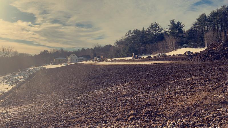 Site preparation in Otisfield