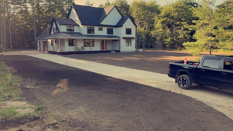 Driveway grading and base work by Envy Excavation
