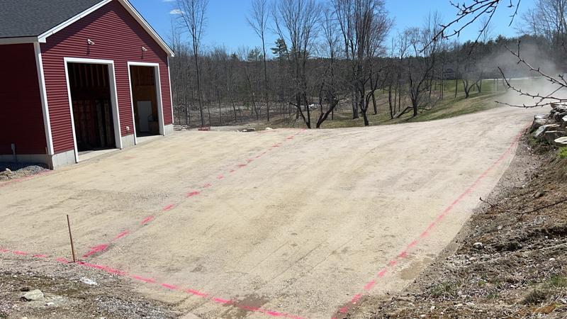 New driveway installation, Cumberland County