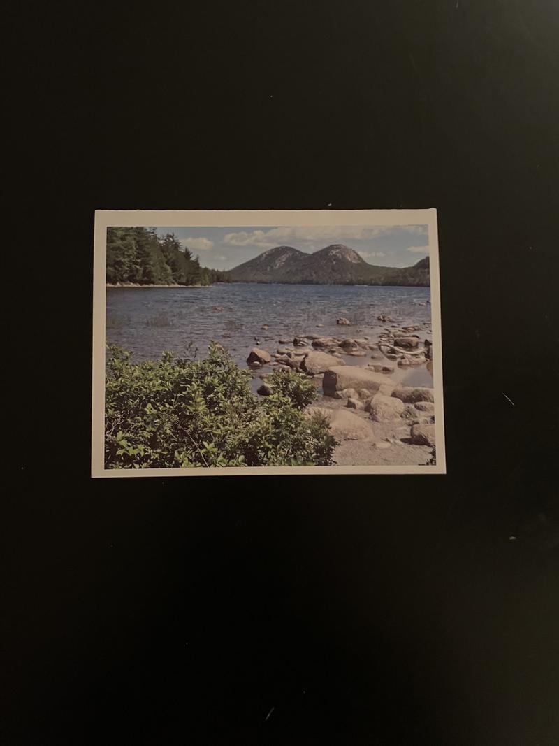 Gratitude for Maine Original Note Card Set, card 2 with a Maine photo