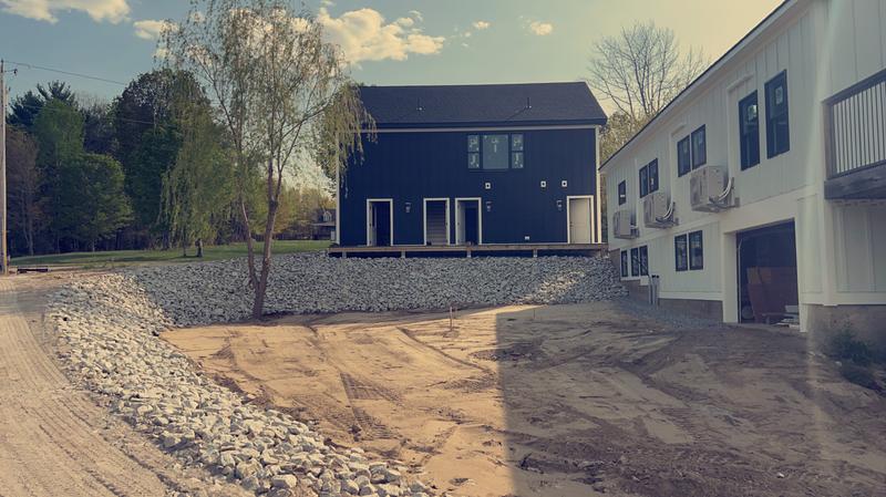 Driveway and parking lot