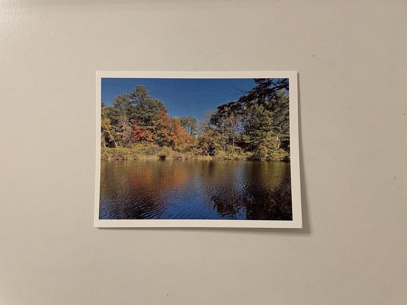 Gratitude for Maine Fall Note Card Set, card 2 with a Maine fall photo