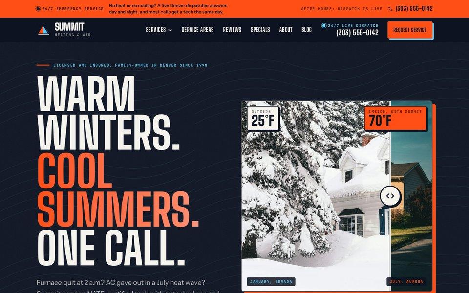 Summit Heating & Air template