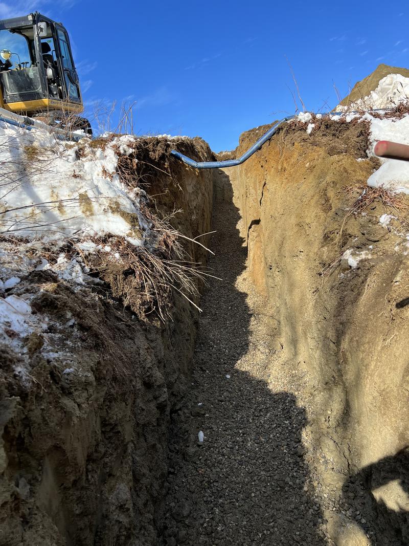 Estate parking and earthwork